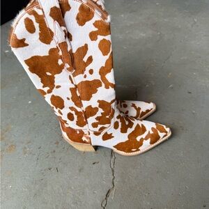 Cow Print Western Boots (Jeffrey Campbell)